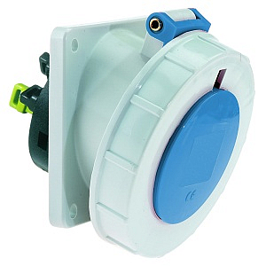 Розетка встраиваемая наклонная 16А 3п(2P+PE) 6ч, 230В, IP67 68х62 Quick-Connect Bals 12809