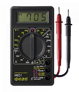 Мультиметр цифровой M831 +звук ФАZА