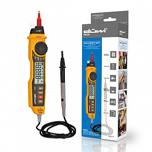 Мультиметр-пробник цифровой в форме щупа с фонариком и подсветкой M8211, PROFI, color box, duwi 2604