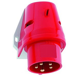 Вилка настенная 16А 5п(3P+N+PE) 6ч, 400В, IP44 Bals 242001