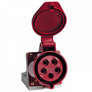 Розетка кабельная силовая стационарная наружная 145 3Р+РЕ+N 125А 380В IP67 (ps-145-125-380) EKF