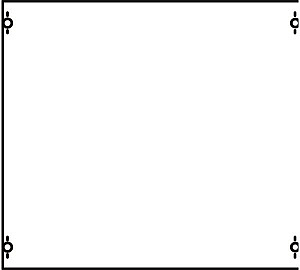 Панель с защитым пластроном и DIN-рейкой  2B00A ABB