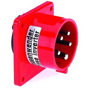 Вилка встраиваемая Фазоинвертор 32А 5п(3P+N+PЕ) 6ч, 400В, IP44 Bals 2857