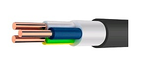 ВВГнг(А)-LS 3х2,5 ок (N,PE) -1 кВ