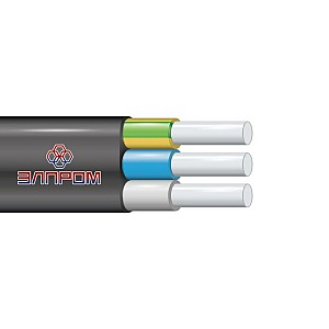 Кабель АВВГ 3х2,5 плоский Ч ЭЛПРОМ