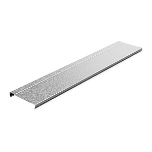 Крышка к лотку 50х15х3000, толщ. 0,55 мм, Сендзимир цинк КЛЗТ-50х15х3000-0,55-СЦ