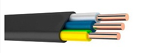 ВВГ-Пнг(А)-LS 3х2,5 ок(N,PE)-0,66 кВ (100м Бухта)