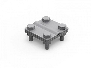 Соединитель пруток - полоса, 57х80 мм  Jupiter NG3101 DKC