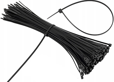 Хомут КСС-А 3,6х200 нейлоновый с УФ защитой черный IN HOME (100шт./упак.) РКБ