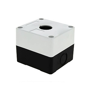 Корпус  КП101 пластиковый 1 кнопка белый (cpb-101-w) EKF