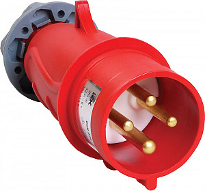 Вилка кабельная силовая переносная ССИ-024 32А-6ч/380-415В 3Р+РЕ IP44 MAGNUM PSN02-032-4 IEK