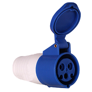 Розетка кабельная силовая переносная 223 2Р+РЕ 32А 220В IP44 ps-223-32-220 EKF PROxima