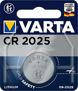 Элемент питания CR2025 Professional Electronics дисков 3В бл/1 (06025 101 401) батарейка литиевая 60